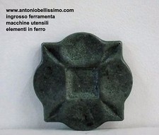 base in ferro battuto senza