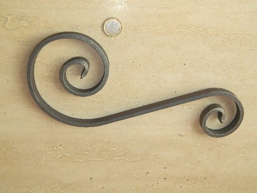 Riccio ferro battuto - battuto, a
