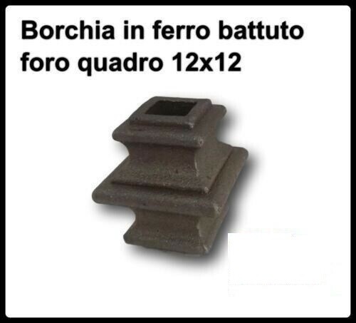 Borchia ferro battuto - pz,